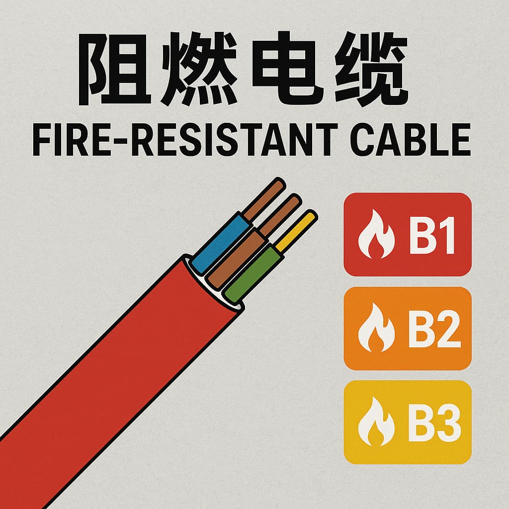 什么是阻燃电缆？B1、B2、B3级的区别你了解吗？