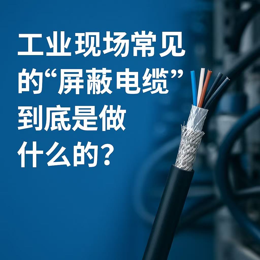 工业现场常见的“屏蔽电缆”到底是做什么的？