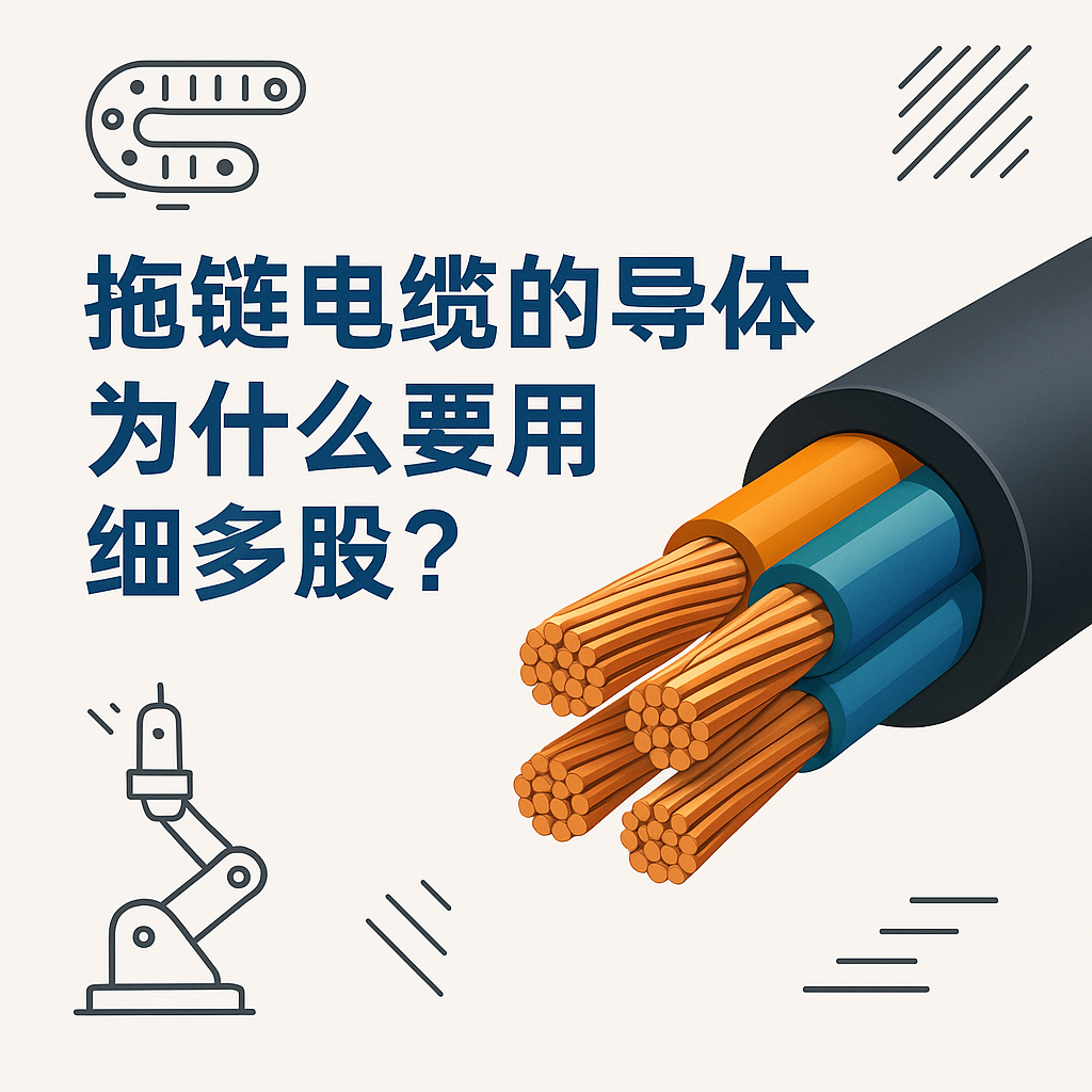拖链电缆的导体为什么要用细多股？