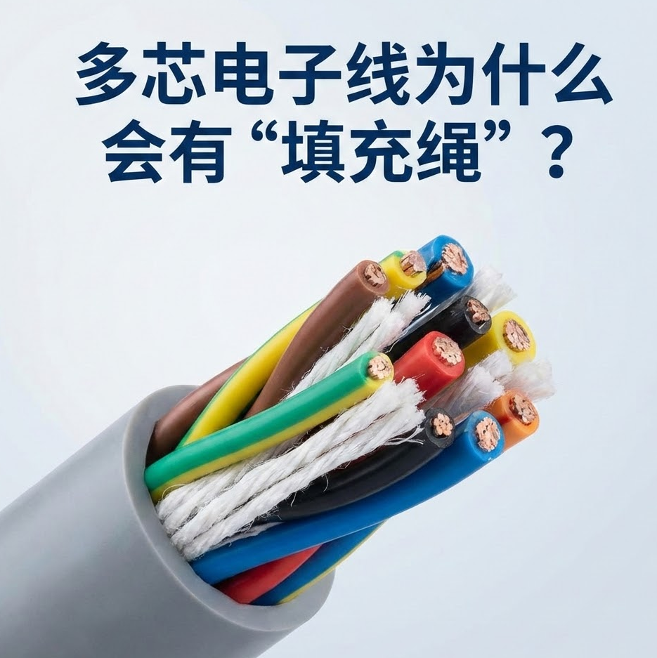 多芯电子线为什么会有“填充绳”？