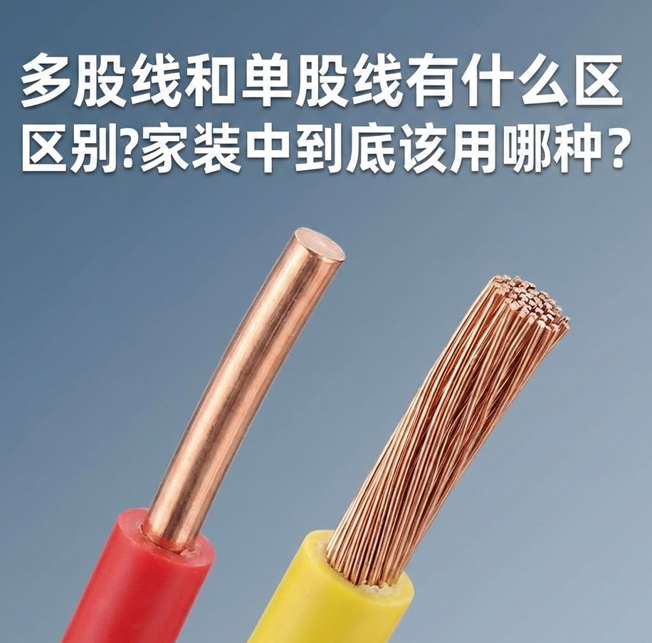 家装电线选单股(BV)还是多股(BVR)？